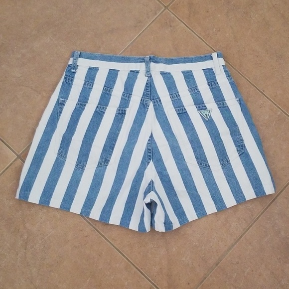 Guess by Marciano Pants - VTG Guess Highrise Striped Shorts